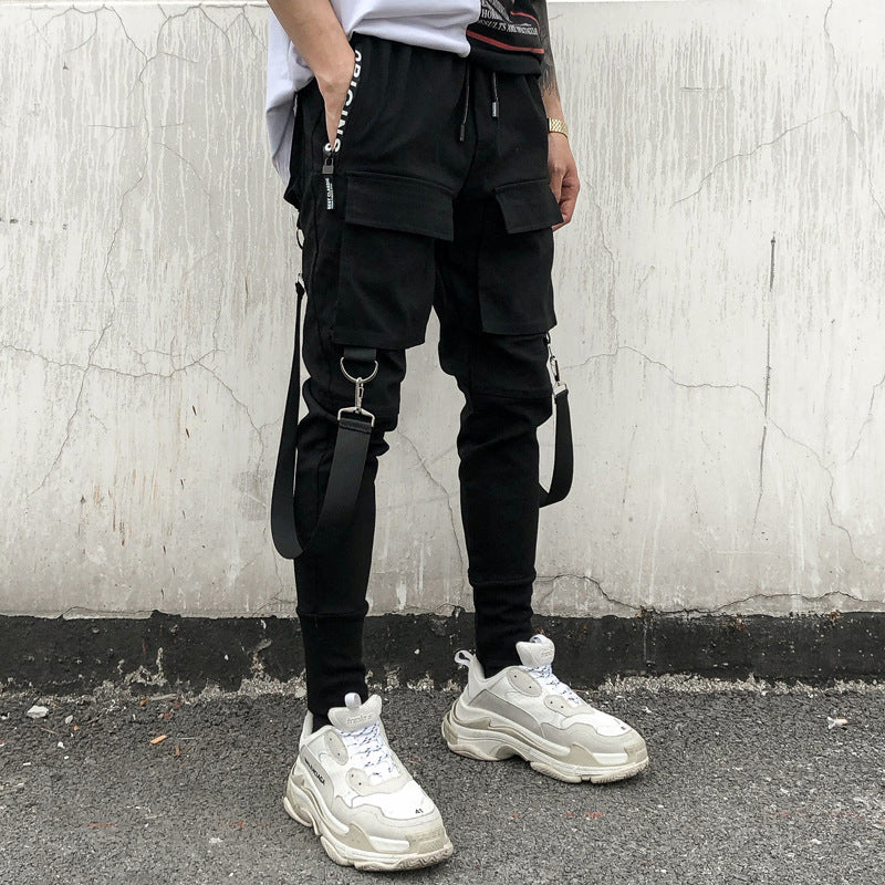 Men's Harem Pants - Tapered Elastic Cuffed Joggers