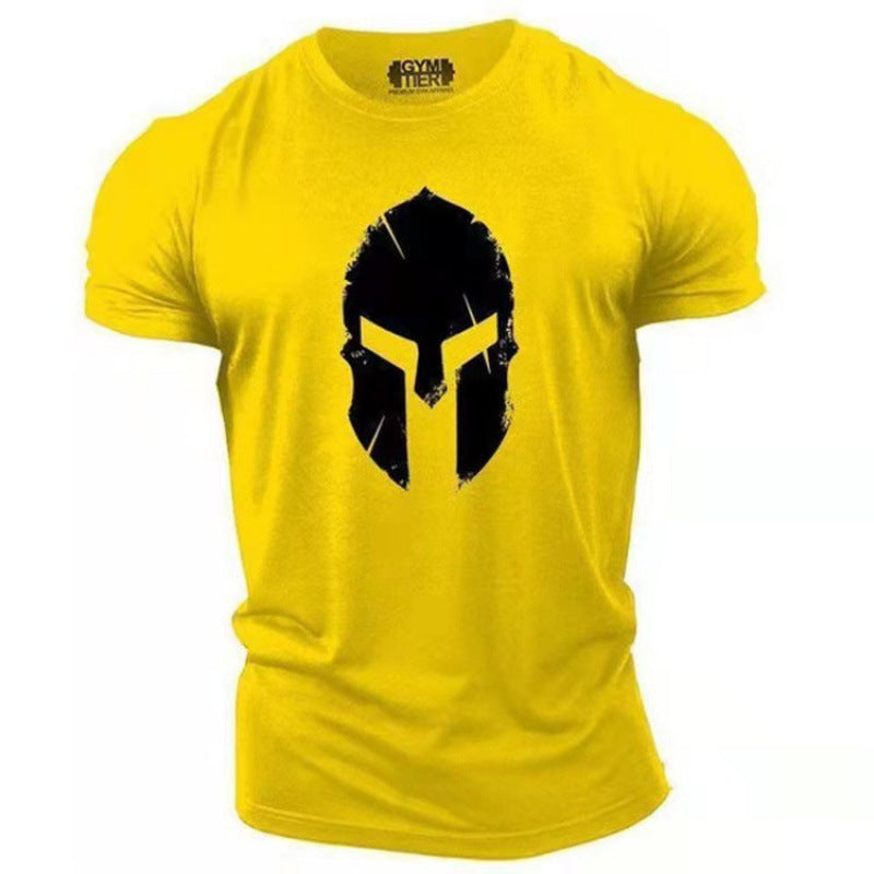Men's Comfortable Cotton Muscle T-Shirt for Sports