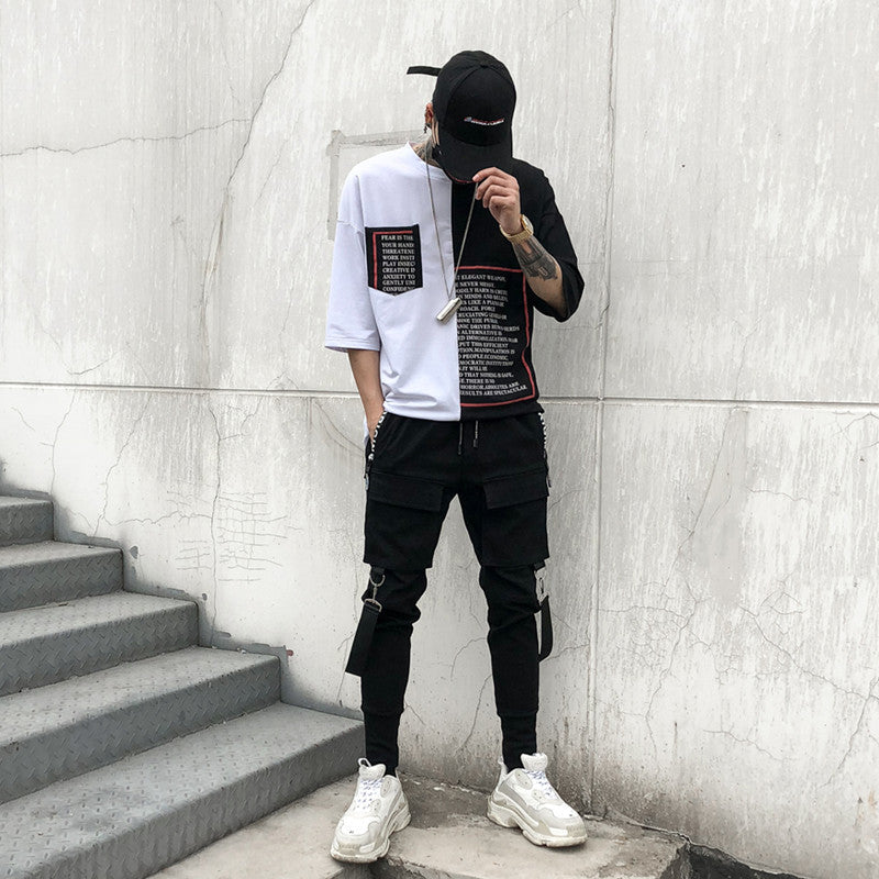 Men's Harem Pants - Tapered Elastic Cuffed Joggers