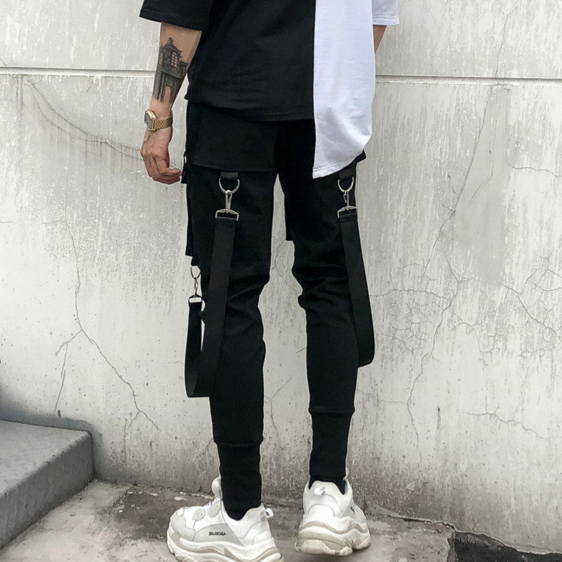 Men's Harem Pants - Tapered Elastic Cuffed Joggers