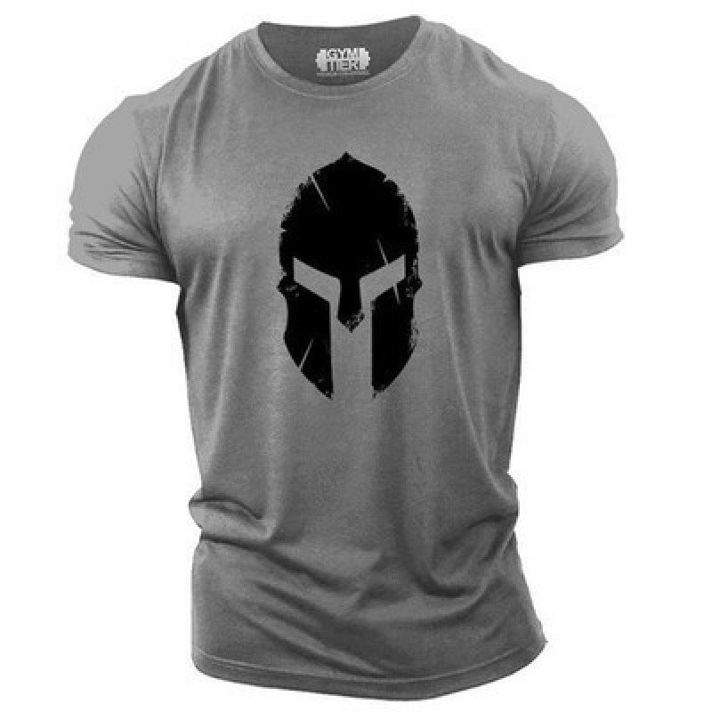 Men's Comfortable Cotton Muscle T-Shirt for Sports