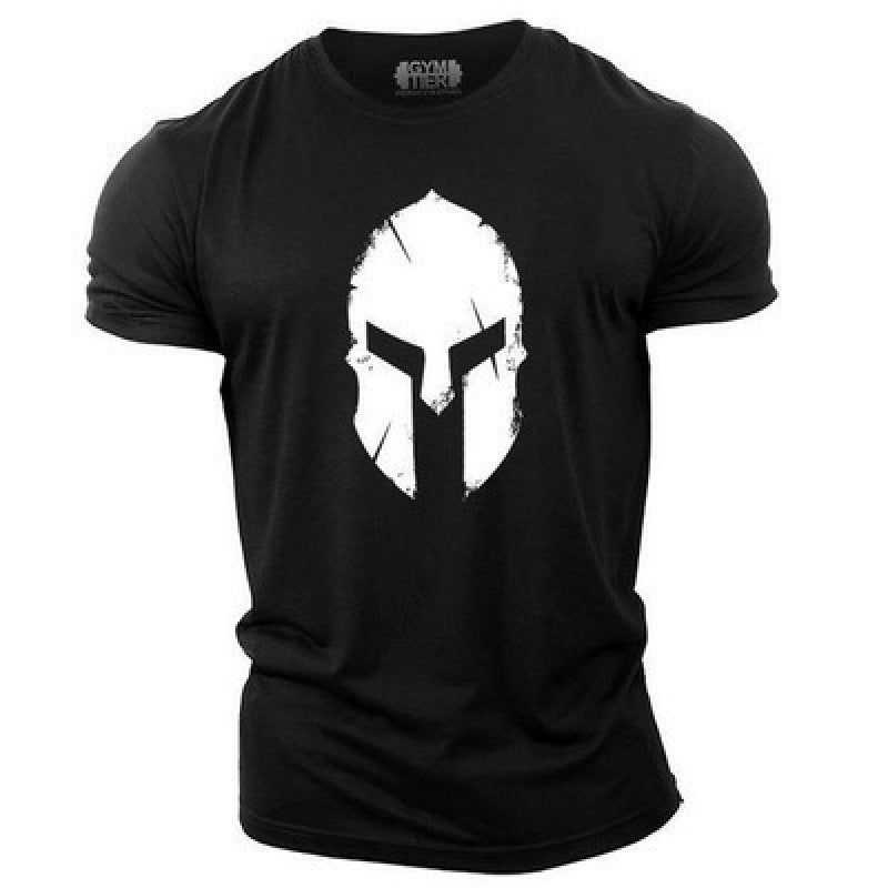 Men's Comfortable Cotton Muscle T-Shirt for Sports