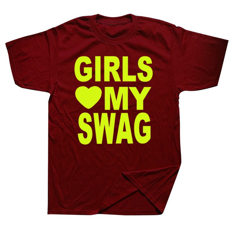 Funny Vintage Summer Men's Novelty T-Shirt - Girls Love It