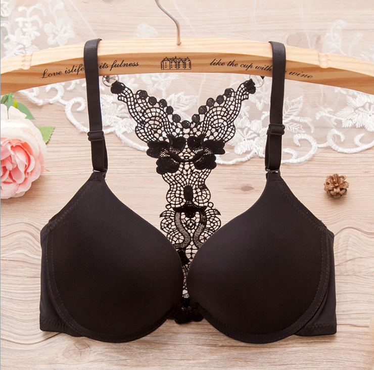 Lace Butterfly Front Closure Sexy Bra with Beautiful Back