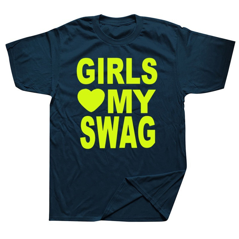 Funny Vintage Summer Men's Novelty T-Shirt - Girls Love It